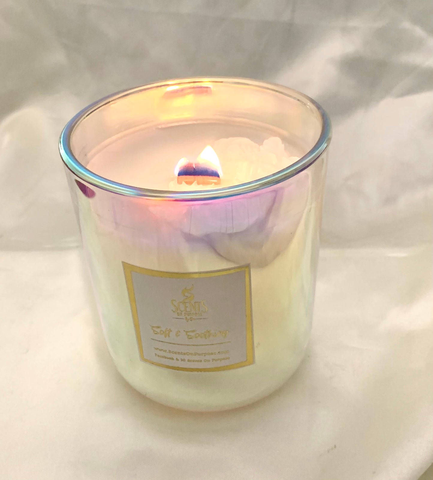 Iridescent Shine Candle