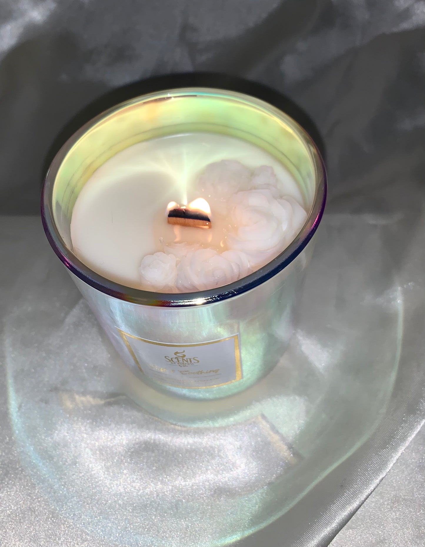 Iridescent Shine Candle
