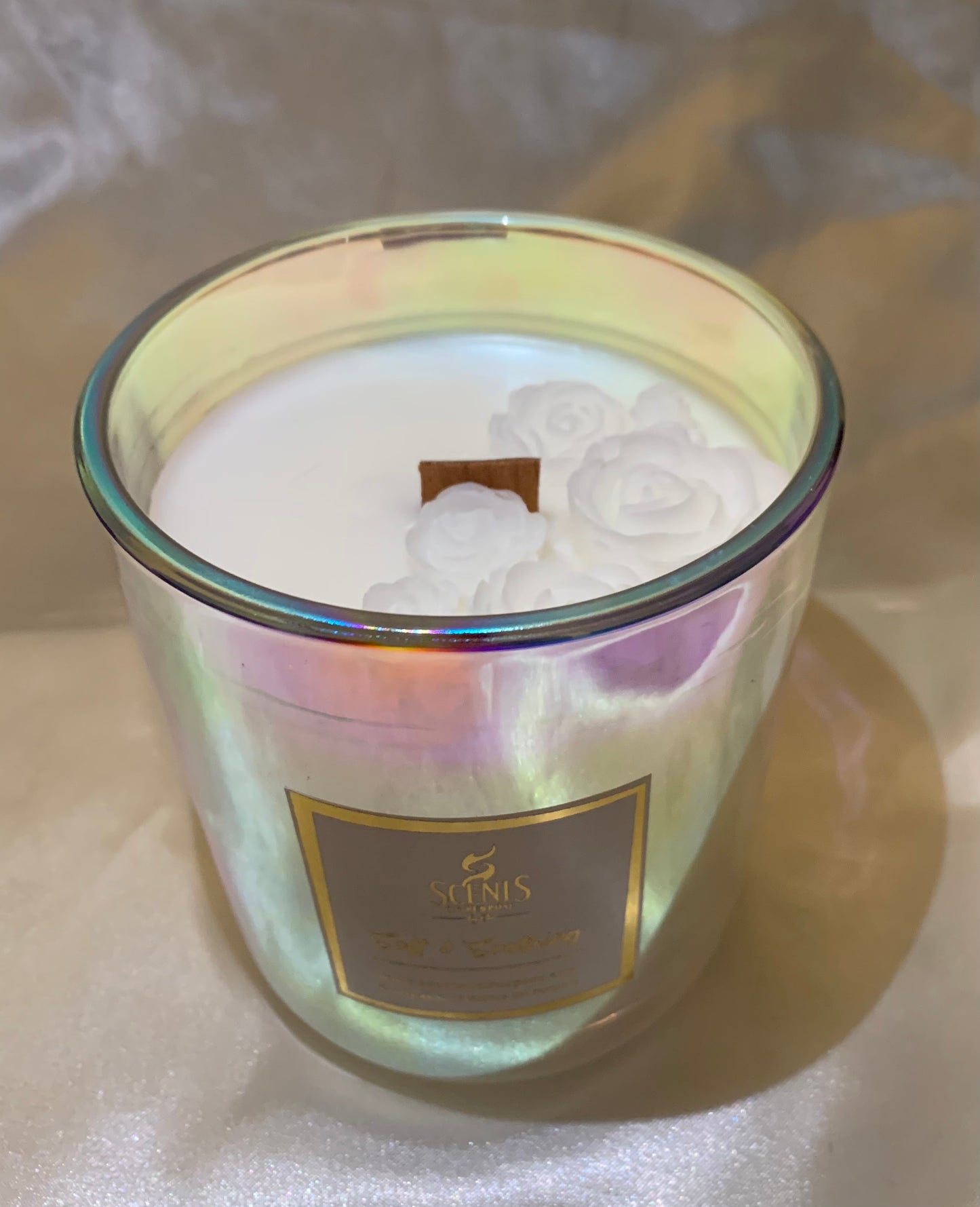 Iridescent Shine Candle