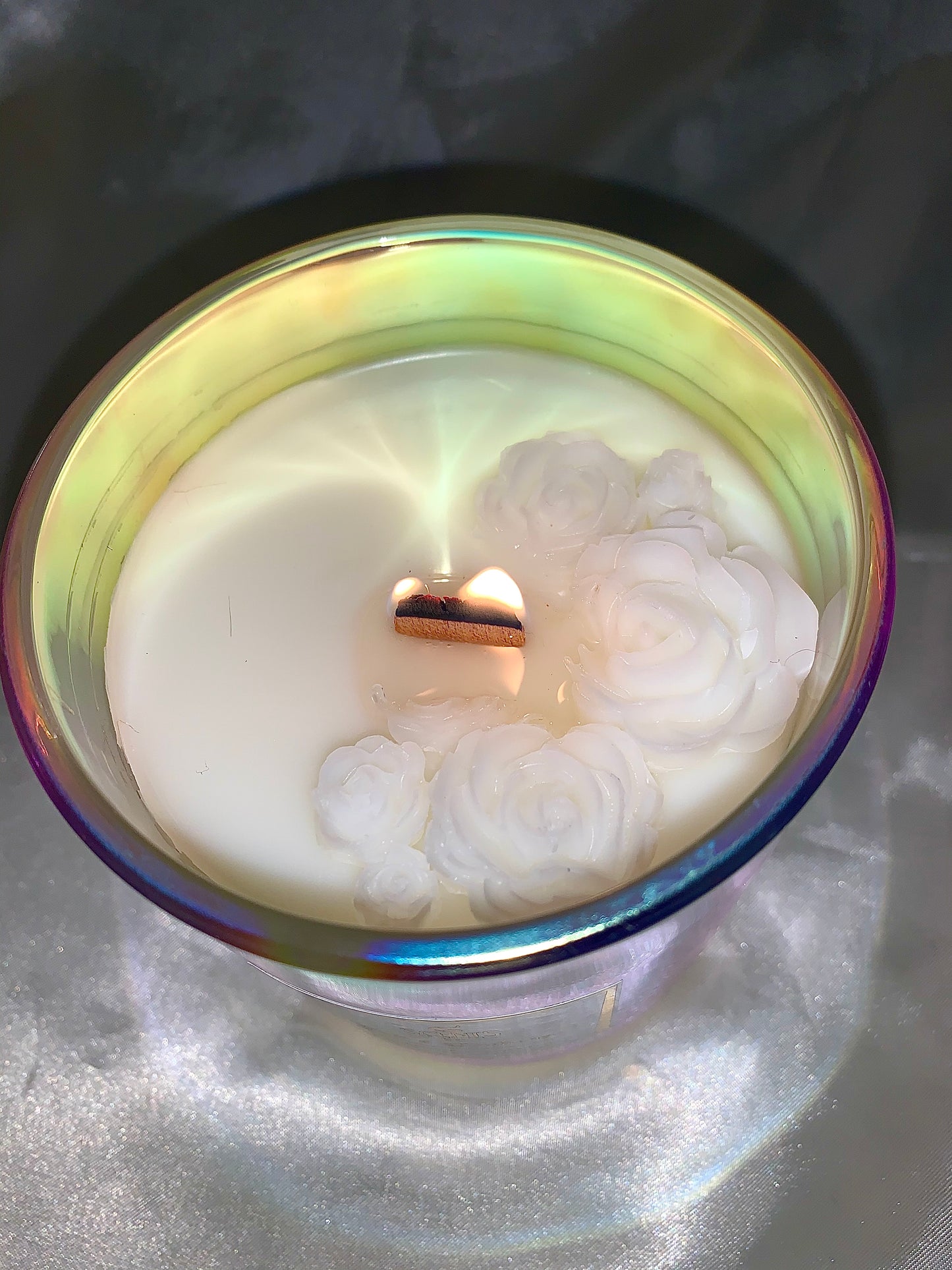 Iridescent Shine Candle