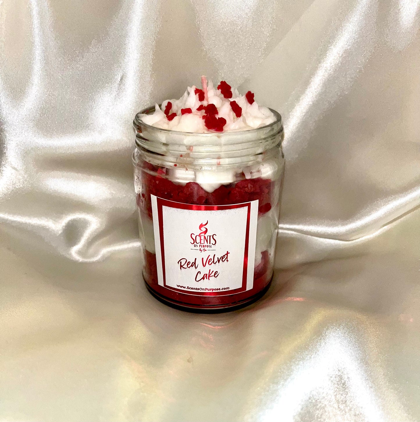 Red Velvet Cake Candle