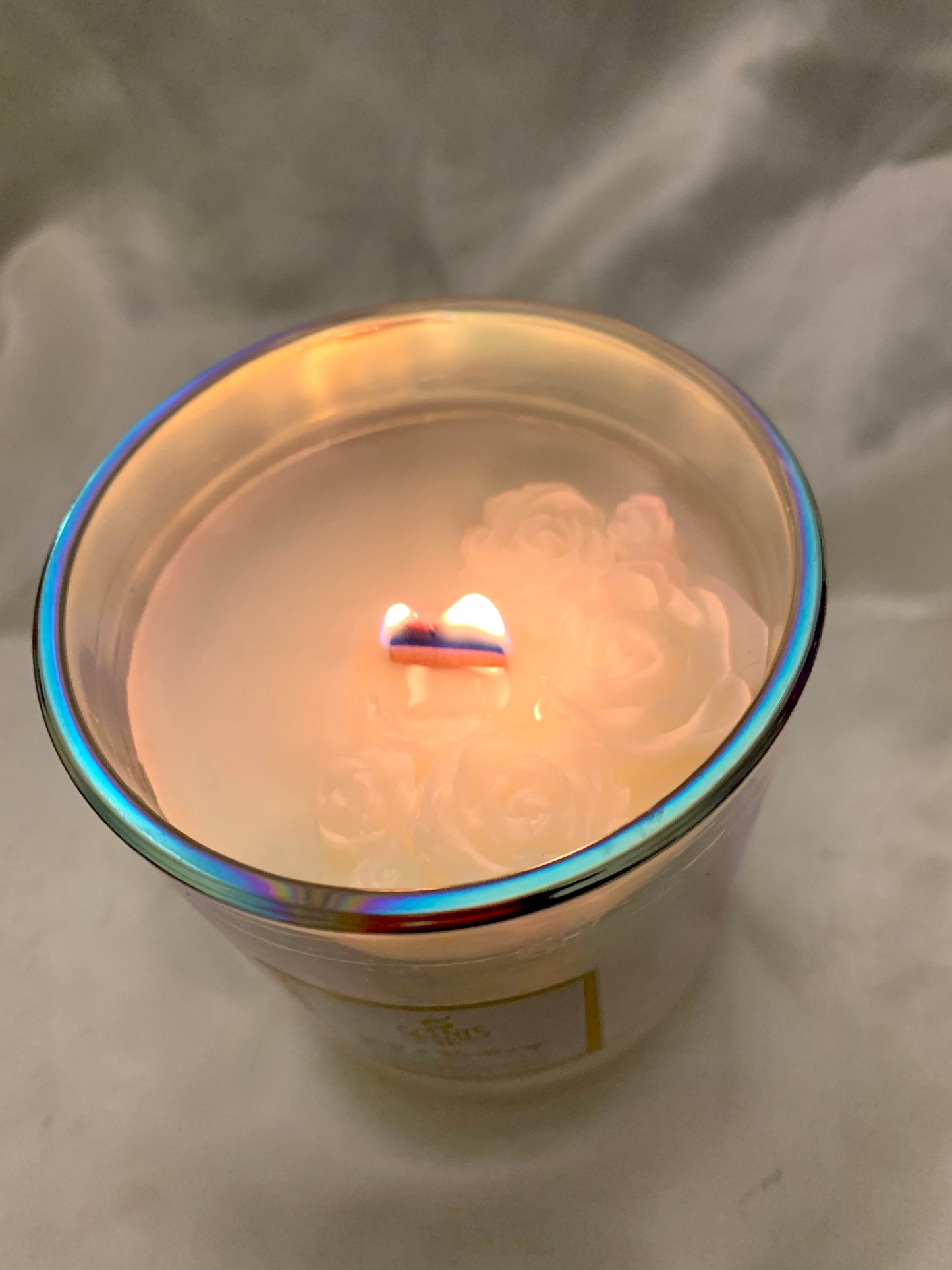 Iridescent Shine Candle